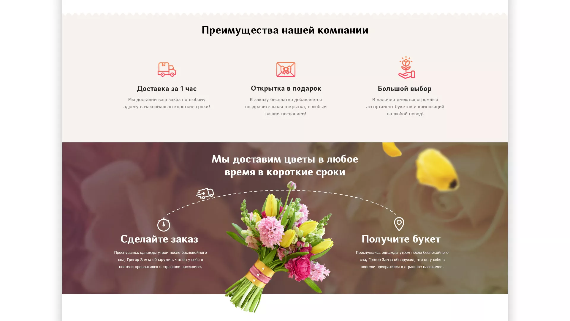 Создание интернет-магазина «Букет-онлайн» по цветам в Великом Устюге