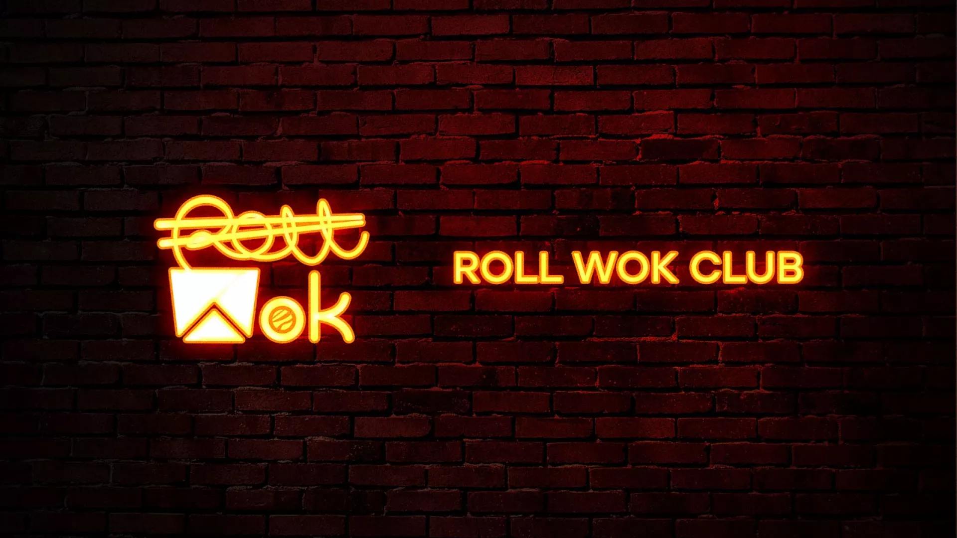 Разработка интерьерной вывески суши-бара «Roll Wok Club» в Великом Устюге