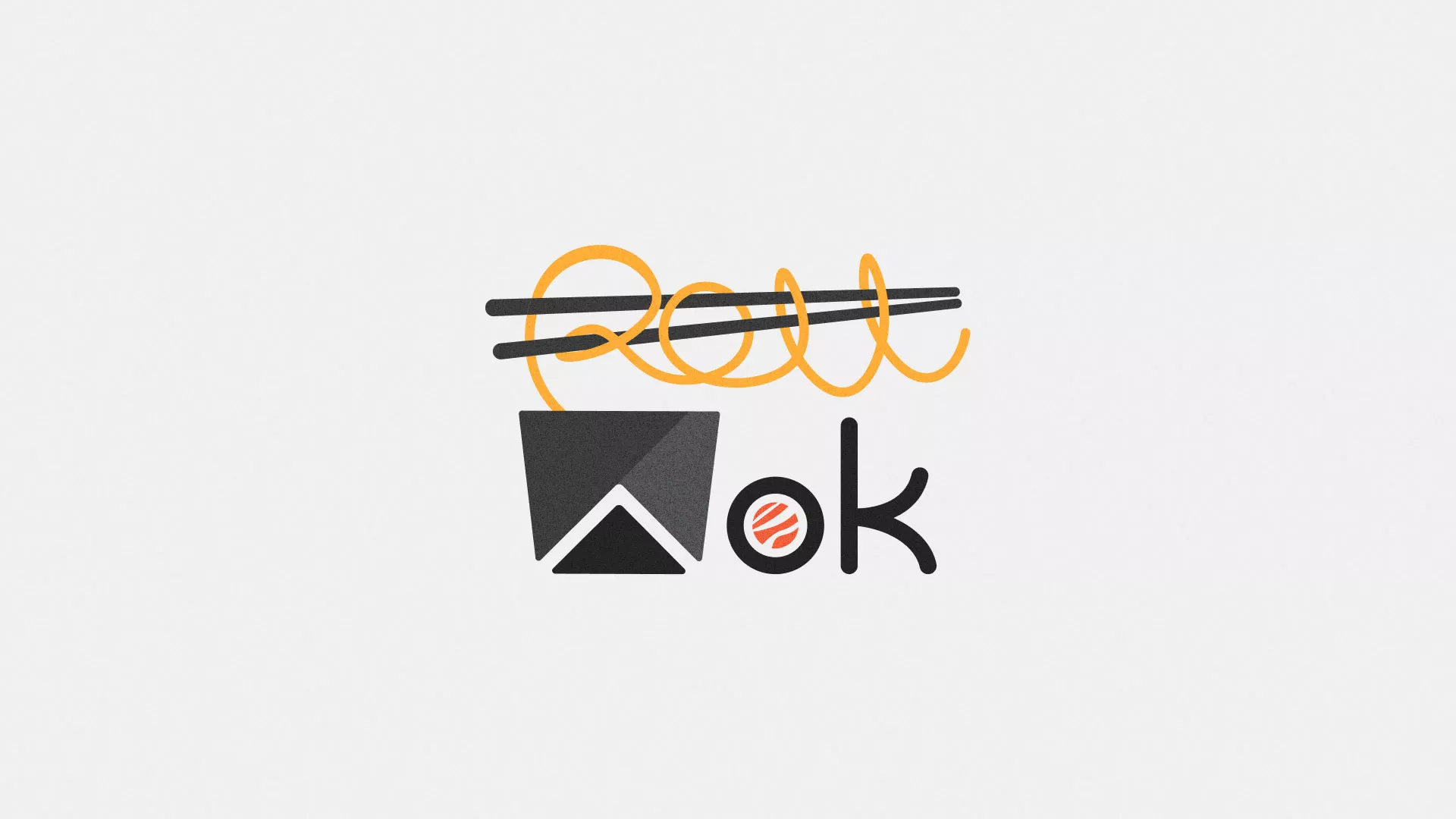 Разработка логотипа в Великом Устюге для суши-бара «Roll Wok Club» Разработка логотипа в Великом Устюге для суши-бара «Roll Wok Club»