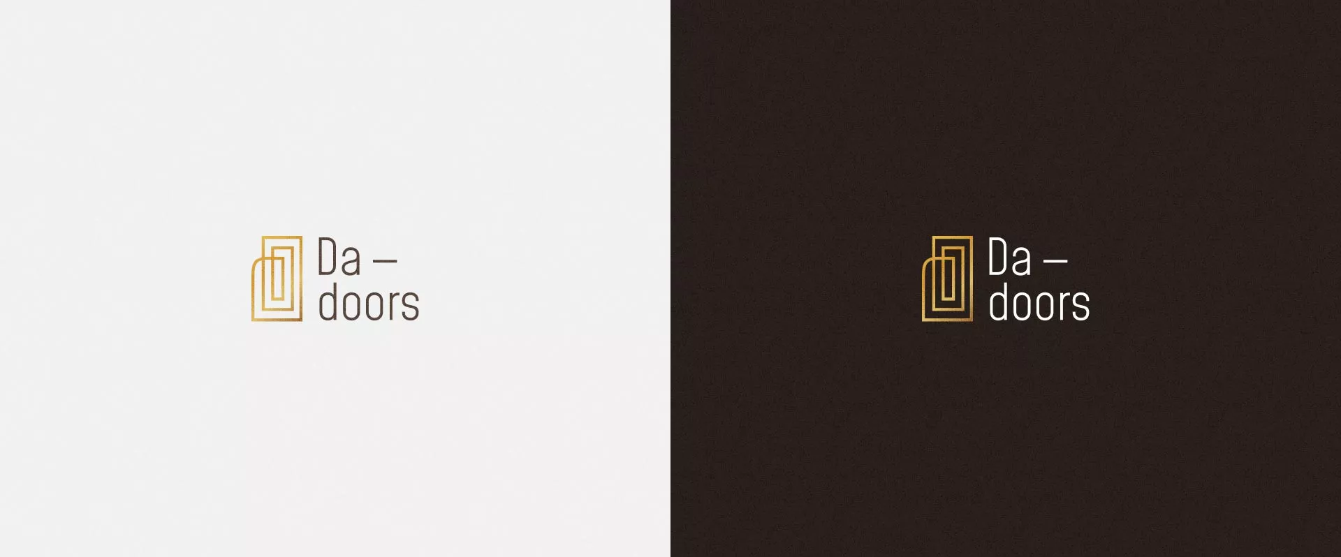 Разработка логотипа для компании «DA-DOORS» в Великом Устюге